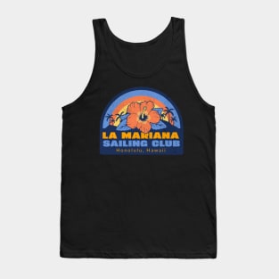 La Mariana Sailing Club Honolulu Hawaii Tiki Bar Hawaiin Vintage Collection Tank Top